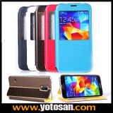 Leather Stand Case Cover for Original Samsung Galaxy S5 Mobile Phone