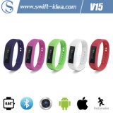 Perfect Support Android Phone and Ios Phone Smart Bluetooth 4.0 Health Bracelet (V15)