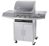 3 Main Burner and 1 Side Burner Outdoor or Home Uselpg BBQ Grill
