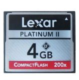 Lexar Platinum II CF Card 4GB 200X Compact Flash Card