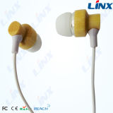 Stereo Wood Earphones with Mic