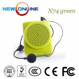 Portable Waistband Teaching Amplifier Microphone N74 Green