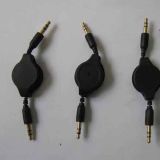 Retractable 3.5mm Stereo Audio Cable for iPod