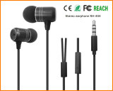 Stereo Earphone with Voloume Control and Mic (RH-404-042)
