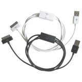 Custom White USB Data Cable for Apple's iPad 2/3