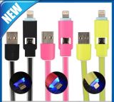 LED 2 in 1 Micro Sync Data Charging USB Cable