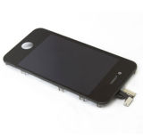 LCD for iPhone 4S Display with Touch Screen Digitizer and Glass Pane and Frame