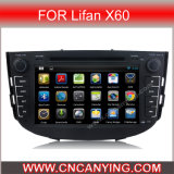 Car DVD Player for Pure Android 4.4 Car DVD Player with A9 CPU Capacitive Touch Screen GPS Bluetooth for Lifan X60 (AD-7093)