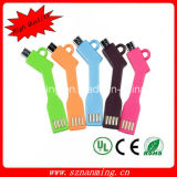 USB to Micro-USB Charge and Data Cable Keychain for Android Devices
