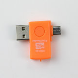 USB 2.0 OTG Card Reader 2 in 1 Micro Reader&USB OTG TF Card Reader for OTG Smartphone for Mirco SD SDHC