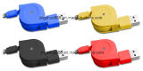 Mfi Approved Retractable USB Data Cable (CA-UL-015)