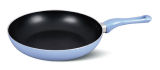 Aluminium Press Non-Stick Light Blue Frying Pan with Induction Bottom