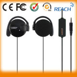 Stereo Earphone Ear Hook Headphone Headset Microphone