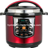 900W Multi Function Electric Pressure Cooker Red