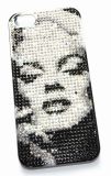 Inlaid Rhinestone Marilyn Monroe for iPhone Cover (MB1040)