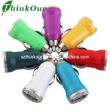 Car USB Charger for Mobile Phone, iPad with Different Colors
