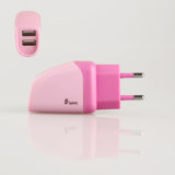 FCC Certificate Travel USB Wall Charger for Mobile Phone