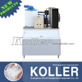 Koller Space-Saving Flake Ice Machine Equipped with Ice Receiving Bin (2 Tons/ Day)
