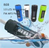 Screen Ipx8 Waterproof Swimming MP3 Music Player with FM Function