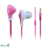 Logo Earphone with Flat Cable Cheap (LS-F05)