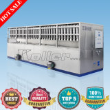 Large Square Industrial Cube Ice Machine with Ice Packing System 8000kg/Day