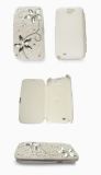 Crystal Pearl PU Leather Case for Samsung Galaxy Note 2 (MB719)