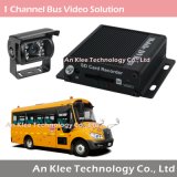 1 Channel School Bus CCTV Camera System for 247 Use