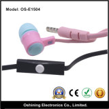 Multicolor PVC Minion Lowest Price Earphone Lovely Stereo Earphone (OS-E1504)