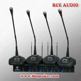 PRO VHF Wireless Conference Microphone System 4 Channel with 4 Mic