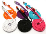 Colorful Flat Charge Micro Cable USB Cable for Oppo, Huawei, Cool, Lenovo, etc