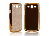 Chrome PC and Glitters Back Cover for Samsung Galaxy S3 Case