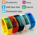 Newest Personalized Signauture 3D Pedometer Smart Watch USB Flash (SLW4)