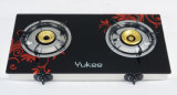 2 Burners Tempered Glass Gas Stove (YD-2GT03)