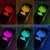 iPhone 5 / 5s Hello Kitty Hard Case 6 Color Changed Flash Light LED with Battery in Cellphone Accessory