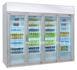 Four Door Upright Luxurious Display Refrigerator