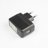 EU Plug USB Mobile Phone Charger 5V 1AMP Power Supply CCC / GS