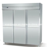 6 Doors Stainless Steel Kitchen Refrigerator for Food Storage (D1.6L6D)