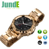 Round Smart Wrist Watch with Bluetooth Sync, Heart Rate Monitoring, Waterproof