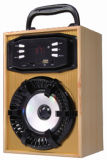 Wood Cards Speaker, MP3 Music Player with USB FM SD