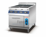 4-Plate Commercial Induction Cooker with Electric Oven (HIC-74E)