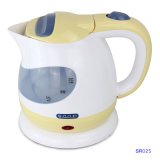 Sr025 1.0L Cordless Plastic Electrical Water Kettle
