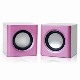 3.5mm Audio Cable Speakers (S16-Pink)