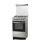 Stainless Steel 4 Burners Gas Cooker with Oven