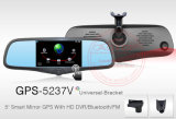 Smart Mirror GPS with HD DVR, Bluetooth, FM Transmitter, Anti-Glare Blue Glass, Different Car Bracket
