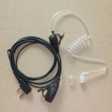 Acoustic Tube Two-Way Radio Headset with in-Line Ptt Box, High Quality, Small MOQ, Wholesale Price