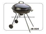 Charcoal BBQ Grill with Wheels