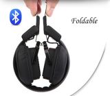 Foldable Headphone, Bluetooth V3.0 Headset with Hand Free Mic, Noise Cancelling Function Headphone for Music