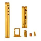 Metal Gold Black & Middle Housing with Buttons for iPhone 5s&5