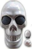 Skeleton Head Li-ion Battery Mini Speaker Black or White Std-Mc144