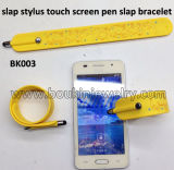 Custom Design Silicone Slap Bracelet Stylus Pen for Smart Phones